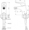 Смеситель для биде Bravat F348162C