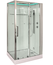 Timo Premium HELMA H-520L-T-CH/C душевая кабина (90*120*220), шт, стульчик прозрачный