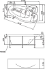 Акриловая ванна Marka One (1MarKa) Gracia 150x90 R