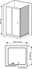 Душевой уголок RGW Classic CL-45 (960-1010)x1000x1850