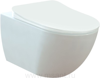 Унитаз подвесной Creavit Free FE322-11CB00E-0000 безободковый 