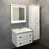 Тумба Comforty Феррара 80, подвесная, белая с раковиной 50180