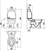 Унитаз-компакт Creavit Cocuk CK310-11CB00E-FF00 белый