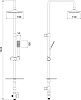 Душевая стойка Lemark LM8804C