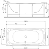 Акриловая ванна AM.PM Sensation 180х80 W30A-180-080W-A