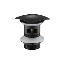 Сливной набор AQUATEK для раковины матовый черный AQ6004MB