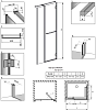 Душевая дверь в нишу Radaway Carena DWJ 100 R