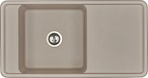 Мойка кухонная AQUATON Беллис 97 серый шелк