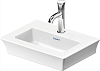 Мебель для ванной Duravit White Tulip 45 с ручкой, американский орех, белый шелковисто-матовый