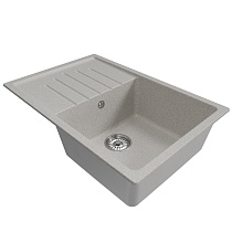 Мойкa MIXLINE ML-GM19 с крылом, серая (310), 750*500*200мм