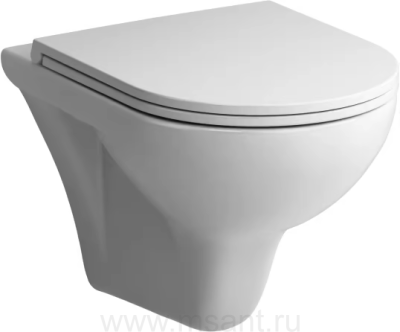 Унитаз подвесной AM.PM Gem C901700SC безободковый, с микролифтом