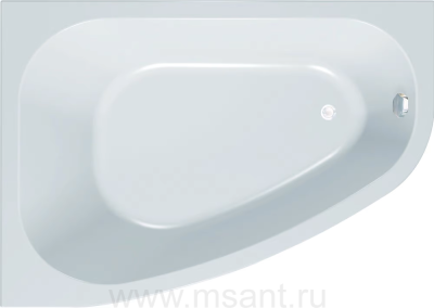 Акриловая ванна Kolpa San Chad 5013-01 170x120 R на каркасе