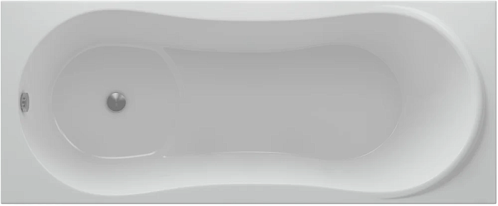 Акриловая ванна Акватек Афродита 150x70, с каркасом, фронтальным экраном, сливом-переливом (слева)