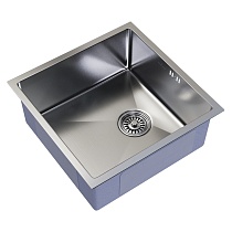 Мойка подст.монтаж 45х45 (3,0) вып 3 1/2 MIXLINE PRO 20см с сифоном (сатин)