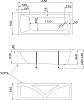 Акриловая ванна Marka One (1MarKa) Modern 165х70