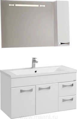 Мебель для ванной AQUATON Диор 100 белая