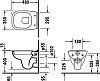 Унитаз подвесной Duravit D-Code 22110900002