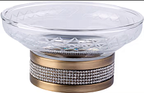 Мыльница Boheme Royal Cristal Bronze настольная