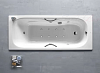 Чугунная ванна Roca Malibu 2334G0000 160x70см, с отверстиями для ручек