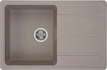 Мойка кухонная AQUATON Аманда серый шелк