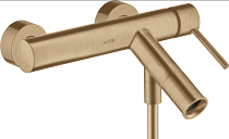 Смеситель Axor Starck 10411140 для ванны с душем, шлифованная бронза