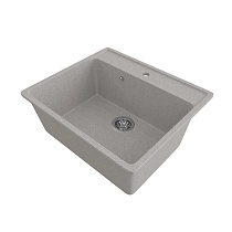 Мойкa MIXLINE ML-GMS21 СТАНДАРТ прямоугольная, светло-серый (310), 565*505*200мм