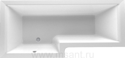 Акриловая ванна Marka One (1MarKa) Linea 165x85 L
