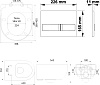 Комплект Berges NOVUM525, кнопка L3 хром глянец, унитаз EGO XL Rimless, сиденье Toma Slim SO