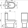 Унитаз-компакт BelBagno Norma BB339CPR
