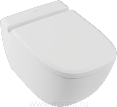 Унитаз подвесной Villeroy & Boch Antheus stone white