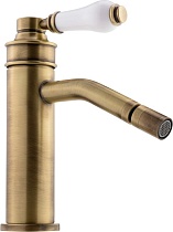 Смеситель Migliore Ermitage Mini 28583 для биде, белый - бронза