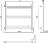 Полотенцесушитель водяной Стилье Версия-Б1 50x60