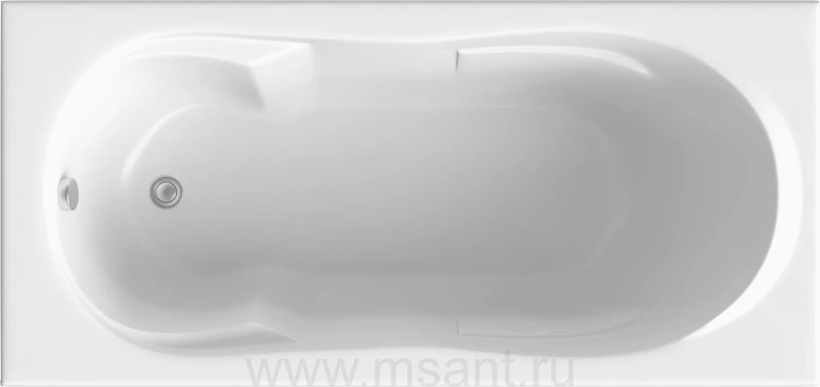 Акриловая ванна BAS Ахин 170x80 на каркасе