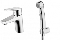 Смеситель Bravat Line F15299C-2 для раковины с гигиеническим душем