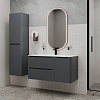 Тумба с умывальником, подвесная, 100 см, темно-серый, Edifice, IDDIS, EDI10D0i95K подходит умыв. 0101000i28