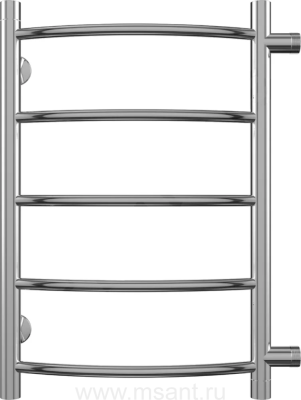 Полотенцесушитель водяной Terminus Классик П5 500x596 с боковым подключением 500