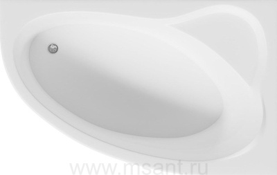 Акриловая ванна Aquatek Фиджи 170х110 R