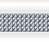 Фронтальная панель с декоративной вставкой Swarovski и вставками Арт-мозаика Radomir Сорренто 3 130x130