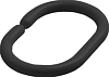 Крючок для шторы IDDIS RID013P черный