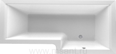 Акриловая ванна Marka One (1MarKa) Linea 165x85 R