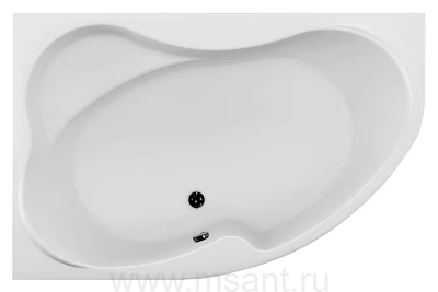 Акриловая ванна Aquanet Capri 170x110 L 