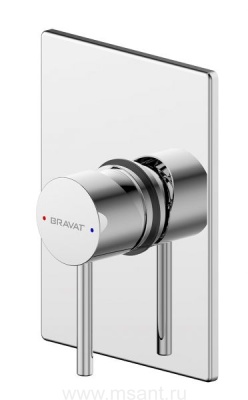 Встраиваемый смеситель 1-функц. Bravat PB86061C-A-ENG