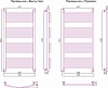 Полотенцесушитель водяной Сунержа Богема+ 120x60