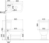 Унитаз-компакт Creo Orleans OR1002 с крышкой микролифт