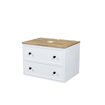 Тумба подвесная, со столешницей, 70 см, белый матовый, Torr, IDDIS, TOR70WBi95K