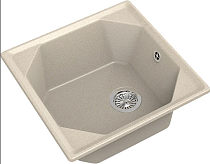 Мойка кухонная GranFest Unique U-500 бежевая