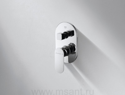 Встраиваемый смеситель 3-функц. Bravat P69194C-ENG