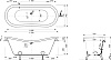 Ванна из искусственного камня Эстет Бостон 180x74