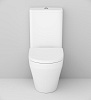 Унитаз-компакт AM.PM Inspire, C508607WH с быстросъемным сиденьем микролифт 17973