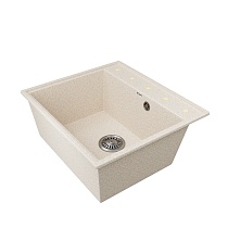 Мойка MIXLINE ZX-GM 09 бежевая 510*570*200 мм